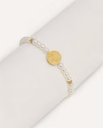 Pulsera de Acero Inoxidable Amuletos de Fe Dorado – miniatura 4