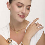 Pulsera de Acero Inoxidable Amuletos de Fe Dorado – miniatura