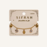 Pulsera de Acero Inoxidable Amuletos de Fe Dorado – miniatura