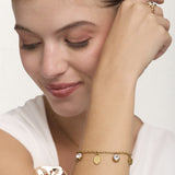 Pulsera de Acero Inoxidable Amuletos de Fe Dorado – miniatura