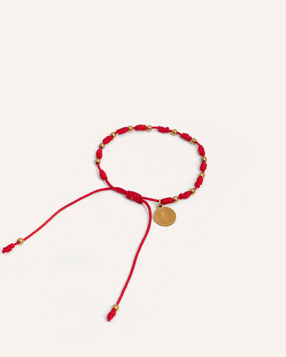 Pulsera de Acero Inoxidable Amuletos de Fe Dorado – foto 2