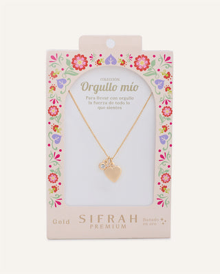 Collar Premium Bañado en Oro "Orgullo Mío" Dorado