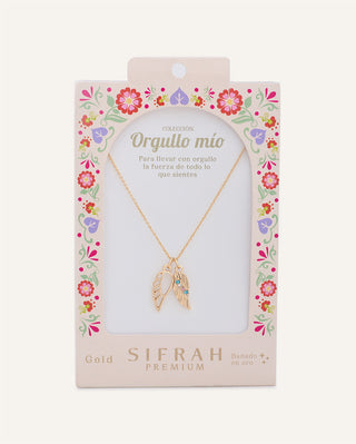 Collar Premium Bañado en Oro "Orgullo Mío" Dorado