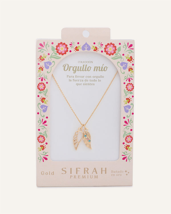 Collar Premium Bañado en Oro "Orgullo Mío" Dorado