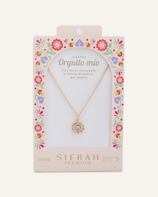Collar Premium Bañado en Oro "Orgullo Mío" Dorado