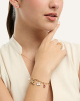 Pulsera Premium Bañado en Oro "Orgullo Mío" Colibrí Dorado