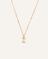 Collar Premium Bañado en Oro Letra Z Dorado