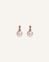 Aretes Premium Bañado en Oro Pearl Dorado