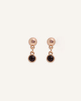 Aretes Premium Bañado en Oro Punto de Luz Dorado