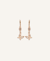 Aretes Premium Bañado en Oro Mariposas Dorado