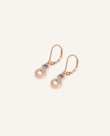Aretes Premium Bañado en Oro Elementa Dorado