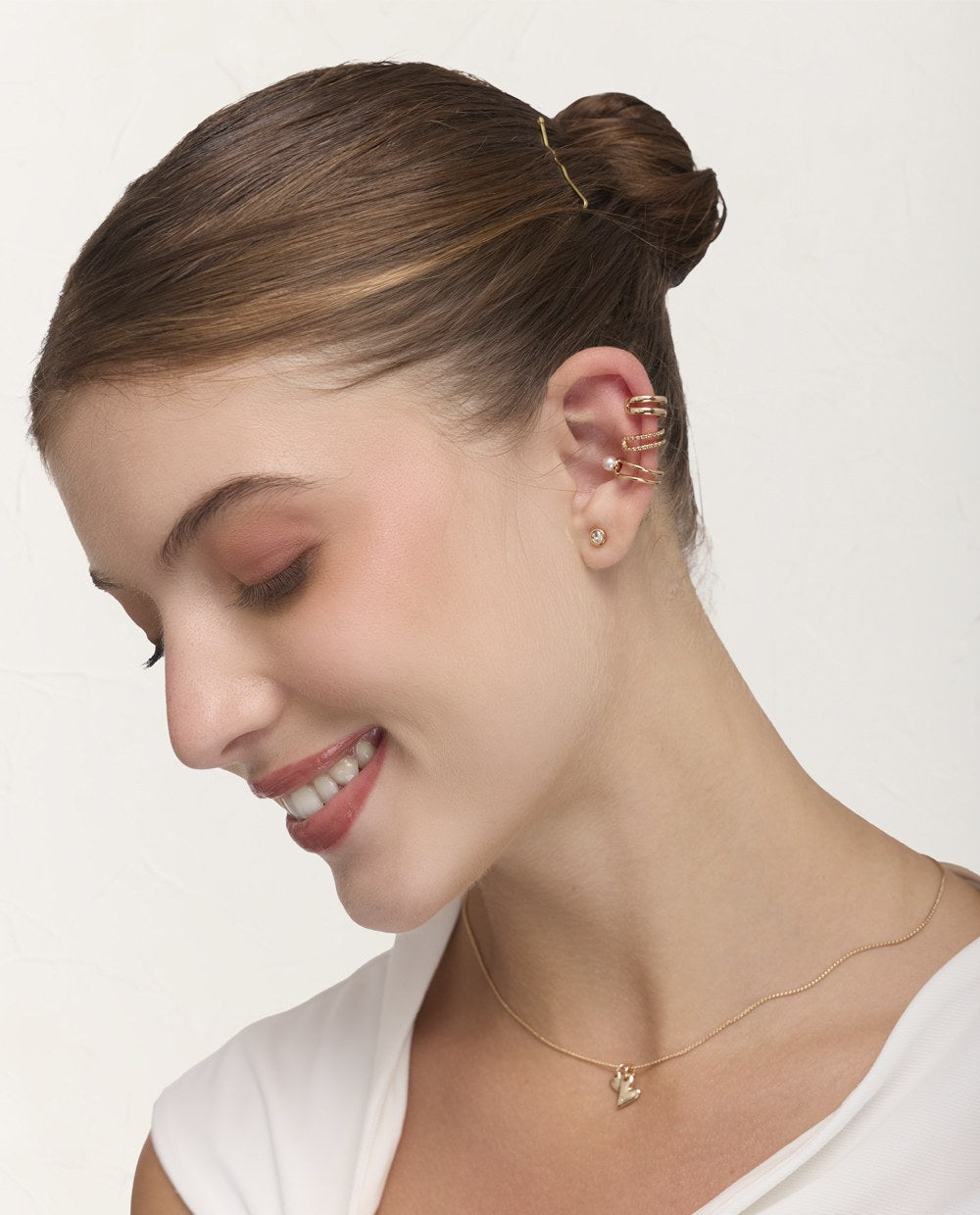 Set Earcuff Premium Delicate Dorado