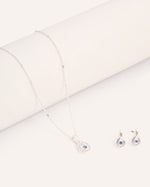 Set Collar + Arete Premium Bañado en Plata Pure – miniatura 2