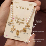 Pulsera Bañado en Oro Premium "Feliz Día Mamá"