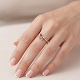 Anillo Regulable Premium Zircón Bañado en Oro Mariposa
