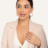 Anillo Premium Zircón Bañado en Oro Luna Dorado