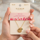 Collar Premium Bañado en Oro Soy Luz Dorado