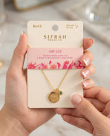 Collar Premium Bañado en Oro Soy Luz Dorado