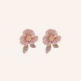 Aretes Moda Pink Dorado
