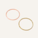 Set de pulseras rígidas minimal