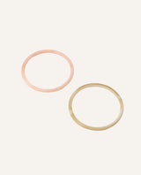 Set de pulseras rígidas minimal