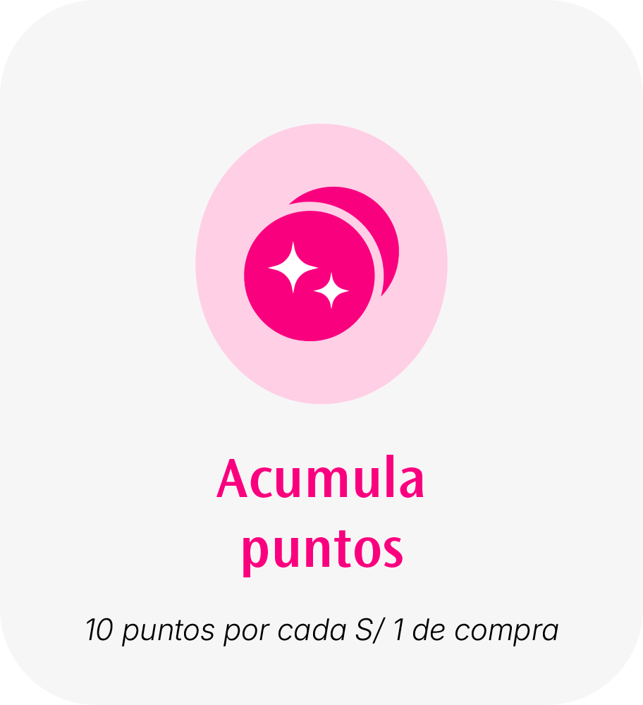 Acumula puntos