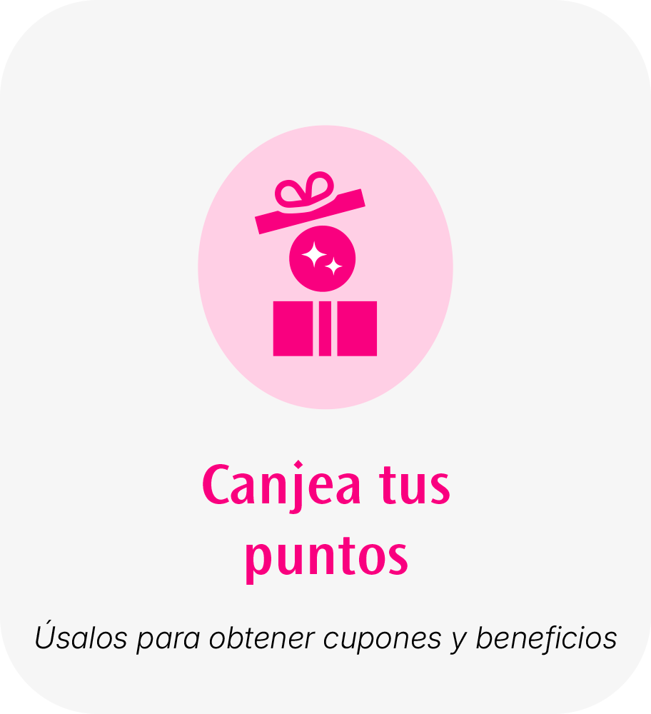 Canjea tus puntos